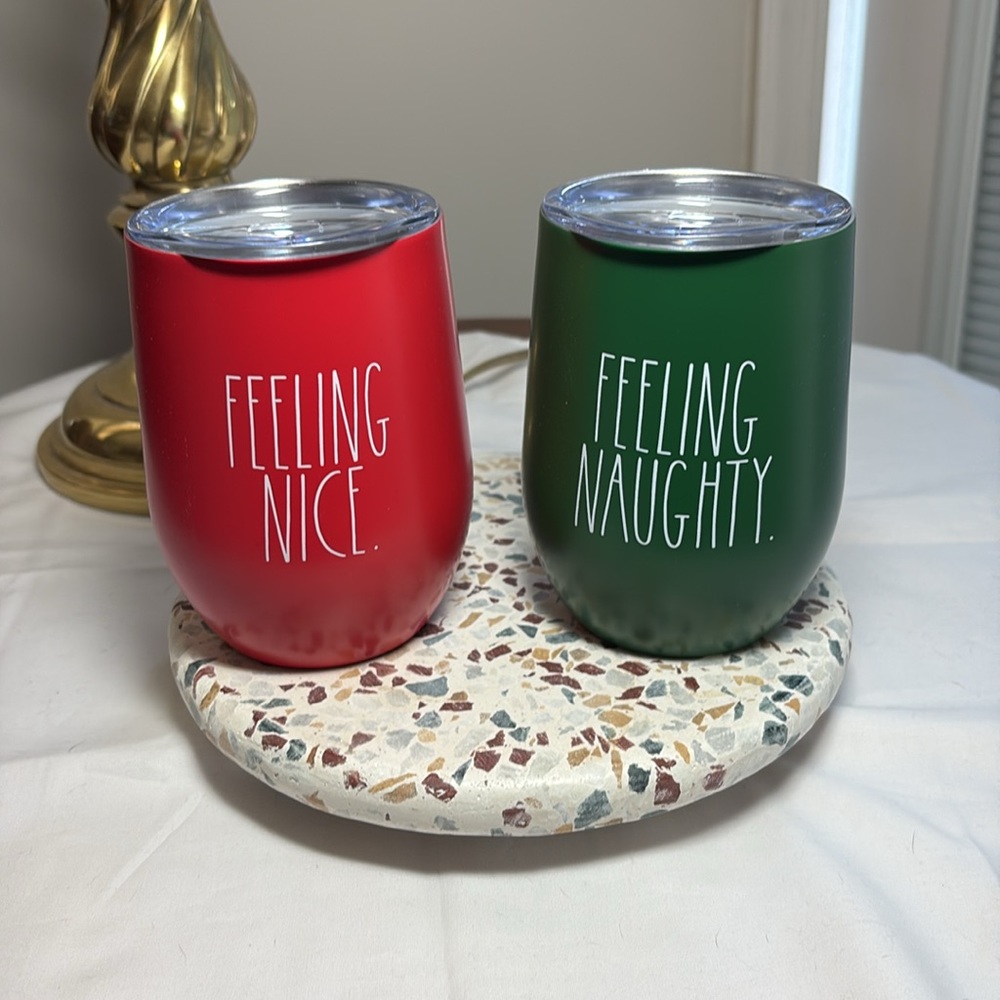 Rae Dunn set of wine cups